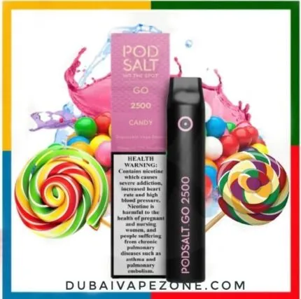 Product Brand Name:-POD SALT GO 2500 PUFFS Pod Salt Go Disposable Vape in Dubai UAE| Volume: 7ml| VG/PG Ratio: 50/50 VG PG| Nicotine Type: Nicotine Salt| Nicotine Strength: 20mg/ml| Puffs approx: 2500 |Battery Capacity: 1100mAh Output: 7ml. With much convenience and flexibility for vape enthusiasts, the Pod Salt GO is a perfect tumbler choice for nicotine salt e-juice vapers. The pod system provides you with an endless amount of refills and delivers delicious throat hits on demand. POD SALT  DISPOSABLE 2500 PUFFS 20MG Pod Salt disposable e-liquid device designed for vaping on the go. A slim, stylish vape device available in a range of unique fla vors and blended with Pod Salt’s award-winning Nicotine Salt. Using the latest technology, Pod Salt Go uses a powerful 1100mAh battery that provides  in every device, meaning you this. POD SALT GO 2500 PUFFSDISPOSABLE  20MG Pod Salt disposable e-liquid device designed for vaping on the go. How many puffs are in Pod Salt go? Pod Salt Go uses a powerful 1100mAh battery that provides 2500 puffs in every device, meaning you can vape and go for longer. British design, award-winning Nicotine Salt. What is Podsalt go? Pod Salt Go is a disposable E-liquid device designed for vaping on the go. A slim, stylish vape device available in a range of unique flavours and blended with Pod Salt’s award-winning Nicotine Salt. POD Salt G0 Mango ICE Disposable: Pod salts go maNGO DISPOSABLE 2500 puffs the device is a New vaping look in the vaping world.You need only open the top cap and you can do vaping. PODSALT GO DISPOSABLE VAPE PEN pod is capable of delivering 2500puffs. Pod salt go disposable pod is a very easy-to-use ready device for those who are not comfortable using complicated devices. Just use this out of the packet.