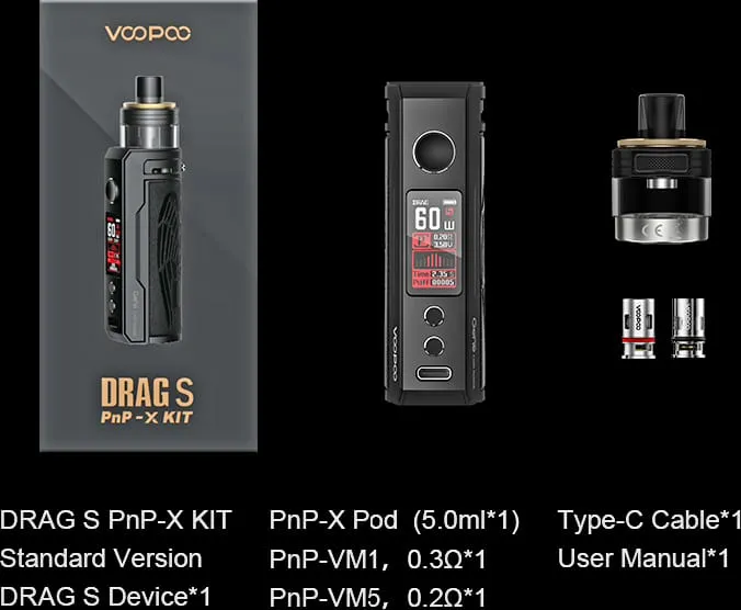 VOOPOO DRAG X PnP -X KIT 80W