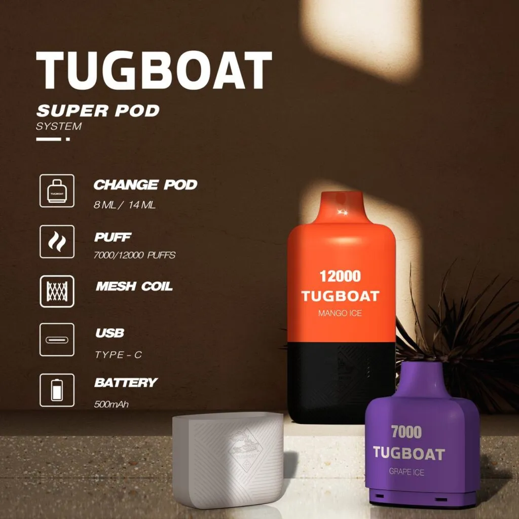 TUGBOAT SUPER 7000 PUFFS POD KIT