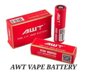 vaping mods becoming more power-hungry than ever, there’s now a high demand for affordable matched cells like this Pair of Flat Top AWT 18650 Batteries (35A, 3500mAh). These 18650 rechargeable vaping batteries achieve the perfect balance of performance and economy Price shown for one battery
