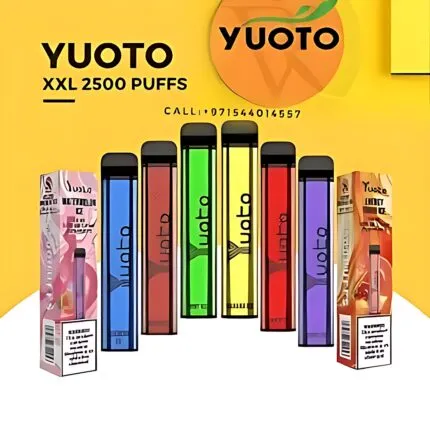 YUOTO XXL 2500 PUFFS DISPOSABLE VAPE