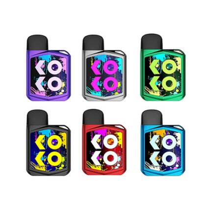 Discover the Uwell Caliburn KOKO Prime Pod System, offering a 690mAh battery, magnetic decorative panels, and compatibility with the Caliburn G Pods and Coil Series. Constructed from durable zinc-alloy, the chassis of the Caliburn KOKO Prime is ergonomic and portable, easily fitting in the hand, pocket, purse, or bookbag. Equipped with a 2mL refillable pod from the Caliburn G, the Uwell Caliburn KOKO Prime uses the Caliburn G Coils to produce outstanding vapor and flavor with the 0.8ohm meshed coil and introduces a new 1.0ohm FeCrAl coil for those that are more flavor oriented and love the MTL aspect of vaping. Featuring an integrated 690mAh battery, the Caliburn KOKO Prime can be recharged via Type-C USB Port while providing long-lasting power. Uwell Caliburn Koko Prime Pod System Specifications: Dimensions – 68mm by 45.6mm by 16mm Integrated 690mAh Battery Capacity: 2ml Wattage Output:15W Max Battery: 690mAh Built-inZinc-Alloy Chassis Construction