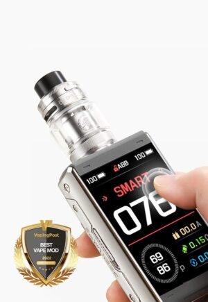 [2:59 pm, 20/04/2023] vape Shop: Geek Vape Aegis T200 Touch Screen Starter Kit, featuring temperature control suite, the 2021 Z Tank, and is powered by dual 18650 batteries. Constructed from durable zinc-alloy, the chassis of the Aegis T200 Touch Screen Kit offers a strong and resilient form-factor against light falls and drops. Powered by a pair of high-amp 18650 batteries, the Geek Vape Aegis T200 Kit can deliver up to 200W of power with ease. In addition, the Aegis T200 Kit possesses an extensive temperature control suite to deliver carefully tailored vapor when used with nickel, titanium, and stainless steel wires. Paired with the Geek Vape Z 2021 Tank, the Aegis T200 Starter Kit can deliver satisfying vapor and flavor from your favorite eJuice or nicotine salts. Geek Vape Aegis T200 Touch Screen Starter Kit Features: AS Chip 3.0 Dimensions: 141.25mm by 56.05mm by 31.12mm Battery: 2 x 18650 Batteries – Not Included Wattage Output: 5-200W Max. Voltage Output: 12V Resistance Range: 0.1-2.0ohm Termperature Range: 100°-315°C / 200°-600°F Power Mode Temperature Control Suite Smart Mode Bypass Mode IP68 Rating Nickel, Titanium, and Stainless Steel Wire Compatibility Chassis Material: Zinc-Alloy Chassis Construction Intuitive Firing Button Screen: 2.4″” TFT Touch Screen Charging: Type-C USB Port Available in: Silver, Black, Blackish Green, Navy Blue, Claret Red, Azure Blue, Rainbow Geek Vape Z 2021 Sub-Ohm Tank Features: Diameter: 26mm Capacity: 5mL Pyrex Glass Reinforcement Tank Material: Stainless Steel Fill System: Dual Threaded Top Fill System Geek Vape Z Coil Series 0.15ohm Z Coil 0.2ohm Z Coil 0.25ohm Dual Z Coil 0.4ohm Z Coil Press Fit Coil Installation Dual Slotted Top Airflow Control Ring Threaded 510 Connection Available in Black, Rainbow, Grey, Silver, Red, and Blu [3:01 pm, 20/04/2023] vape Shop: PACKAGE INCLUDES GeekVape Aegis Touch T200 Mod GeekVape Z SubOhm Tank (2021 edition) 5.5mL – 0.15 ohm Z XM Series Mesh Coil (70-85W) pre-installed Geek Vape Z Series Mesh Coil 0.4 ohm (50-60W) Coil removal tool Spare parts pack Spare bubble glass (5.5mL) Type C charging cable