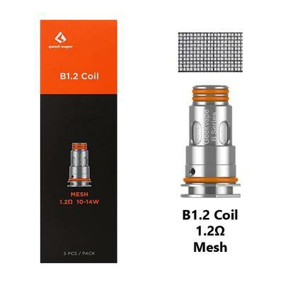 [8:55 am, 24/04/2023] vape Shop: Geek Vape Aegis BOOST B Series Coils (5-Pack), a set of mesh coils for MTL and DL with a 0.6ohm KA1 Mesh and a 0.4ohm KA1 Mesh option. Crafted to discern the complex flavors of your favorite eJuice or nicotine salts. Providing a 0.6ohm KA1 Mesh Coil, the Geek Vape AEGIS BOOST will deliver satisfying clouds. Geek Vape AEGIS BOOST Replacement Coils Features: Geek Vape AEGIS BOOST Coil Series 0.3ohm Coil – Rated 30W-38W 1.2ohm Coil – Rated 10-14W 0.4ohm KA1 Mesh Coil – Rated 25-35W 0.6ohm KA1 Mesh Coil – Rated 15-25W Plug ‘n’ Play Coil Installation [8:55 am, 24/04/2023] vape Shop: Geekvape Aegis Boost B0.3/B1.2 Coils (5pcs/pack)Geekvape Aegis Boost B0.3/B1.2 Coils is specially designed for Geekvape Aegis Boost LE Bonus Kit.Parameters:Coil Resistance: B0.3 Coil 0.3ohm(30-80W), B1.2 Coil 1.2ohm(10-14W) Geekvape B Series Coil for Aegis Boost Bonus LE Features: Coil Resistance: B0.3 Coil 0.3ohm(30-80W), B1.2 Coil 1.2ohm(10-14W) Quantity: 5pcs/pack Geekvape B Series Coil for Aegis Boost Bonus LE Replacement Coils Includes: 5 pcs of Geekvape B Series Coil for Aegis Boost Bonus LE [8:57 am, 24/04/2023] vape Shop: Geekvape B Series Coil for Aegis Boost Bonus LE Features: · Coil Resistance: B0.3 Coil 0.3ohm(30-80W), B1.2 Coil 1.2ohm(10-14W) · Quantity: 5pcs/pack ...