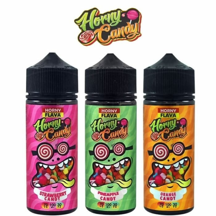Horny Flava E-Liquid 120 ml Horny Flava is a Malaysian e-liquid manufacturer that is based in Kuala Lumpur.  Bottles come in a range of sizes, from 65ml to 100ml shortfill bottles, these e liquids also come in either 3mg  50 VG or 70 VG. Each bottle contains 0mg nicotine, meaning you must add nicotine boosters in order to reach your desired nicotine strength. Horny Bubblegum / Candy Series 120ml vape liquids by Horny Flava is one of the newest creations coming from one of the most popular Malaysian manufacturers. A collection based on the loved bubblegum flavour, the line features awesome fusions between delicious fruits and bubblegum. Shop Horny Flavor Shortfill Bottle that mixes juicy black Root Beer and sweet bubblegum candy with a delightful fusion. This incredible vape liquid flavor ensures a nicotine-free e-liquid deficiency that ensures it is fully compliant with all TPD laws and regulations and has a 70% VG (vegetable glycerin) and 30% mixed PG (propylene glycol) concentration ratio and high quality food flavorings. Vaping for sub-ohm, mix right! A perfect blend for sub-ohm vaping!HORNY FLAVA E- LIQUID 120 ML Horny Bubblegum Features: 120mL Chubby Unicorn Bottle Child Resistant Cap Flavour Profile: Bubblegum Candy, Root Beer, Citrus 30% PG 70% VG Available nicotine: 0mg,3mg