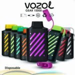 VOZOL GEAR 10000 PUFFS  disposable vape is new line of Vozol series. Approximately 10000 puffs, use of PCR materials in 65% of the device, has A soft mouthpiece Multi-Functional Buckle for a multi-purpose life Ground-breaking carabiner design, buckle in just like a snap. Removable Mouthpiece Protector Best mouthpiece protection solution. Not only keeping hygiene easier but also care your habit. Quick Charging 45 Minutes Fully Charged 45 minutes from 10 uptown 100% fully charged compared with normal charging, 30% faster than others. Touch Outside Silky Inside Silky taste enhanced by mesh coil, bigger but smoother. VOZOL GEAR 10000 PUFFS Nicotine Strength: 5% Special USB Type-C Battery Capacity: 500mAh Rechargeable E-liquid Capacity: 20 ml Weight: 70g