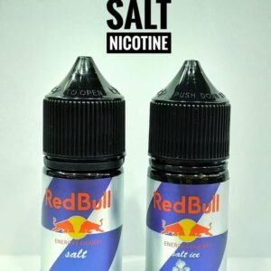RED BULL E-JUICE ENERGY SALTNIC Red bull energy Salt Nic has a unique formula and effect. It gives energy and vitalizes the body after exertion and improves concentration and reaction capacities. Ingredients – Water, Sucrose, Glucose, Taurine, Acidifier Citric Acid, Acidity Regulator Sodium Citrate, Caffeine, Glucuronolactone, Inositol, Vitamins (Niacin, Pantothenic Acid, Vitamin B6, Vitamin B12), Sweetener Sucralose, Antioxidant Ascorbic Acid, Flavourings, Colours (Caramel, Riboflavin) Red Bull Salt Nic A fiery, sweet-scented, clear copper smell. Many people are familiar with each other. Delicious, mild cold. Remember Red Bull always boost your energy capacity. RED BULL E-JUICE ENERGY SALTNIC Features: Brand Name : Energy E-liquid Series: Premium Flavor: VG/PG: 50VG/50PG Nicotine Strength: 25mg, 50mg Content: 30ml Cap: Child Resistant