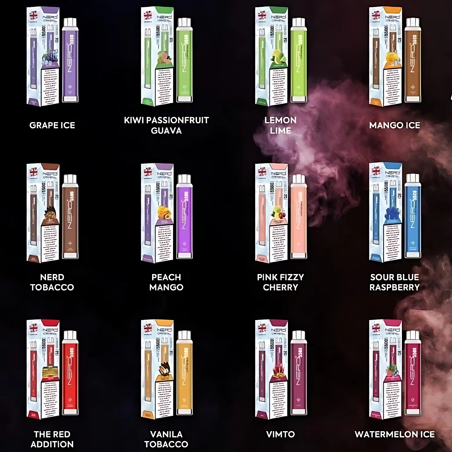 Nerd Crystal 5500 Puffs