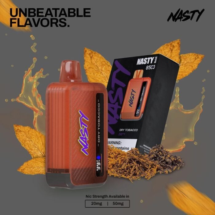 Nasty Bar 8500 Puffs Disposable Vape Dry Tobacco