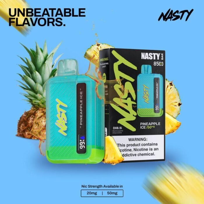 Nasty Bar 8500 Puffs Disposable Vape Pineapple Ice
