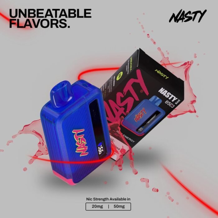 Nasty Bar 8500 Puffs Disposable Vape Red Energy