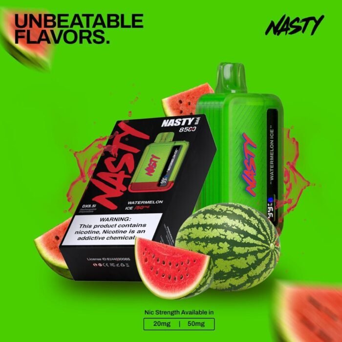 Nasty Bar 8500 Puffs Disposable Vape Watermelon Ice