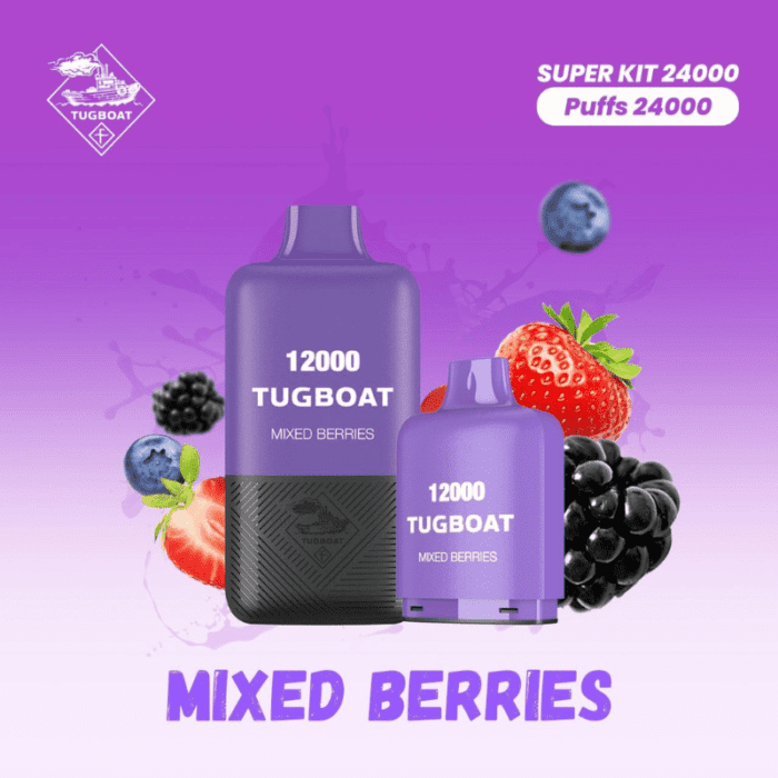 Tugboat Super Kit 24000 puffs